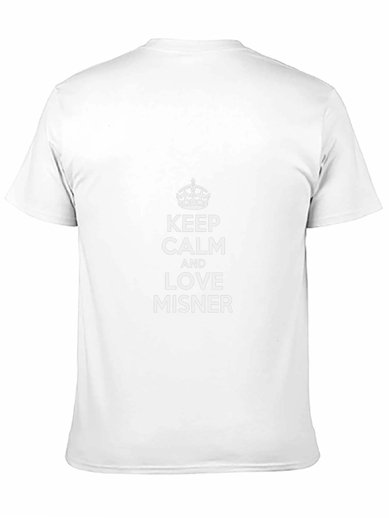 Keep Calm and Love Misner T-Shirt - Black