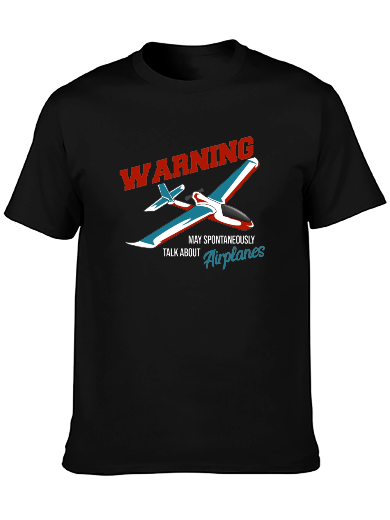 Warning Airplane T-Shirt