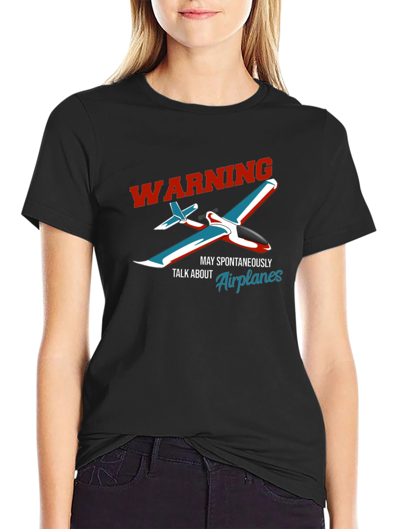 Warning Airplane T-Shirt