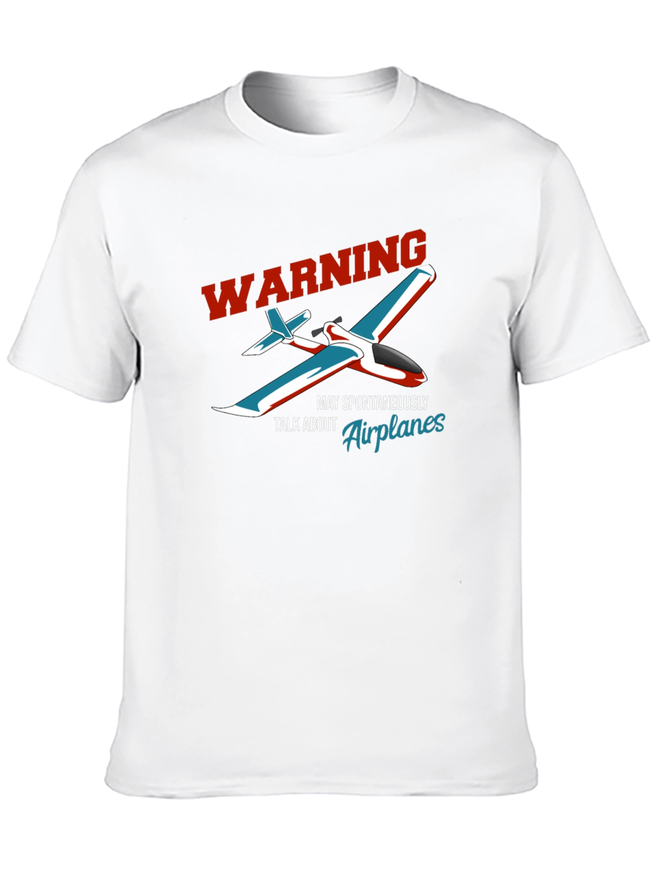 Warning Airplane T-Shirt