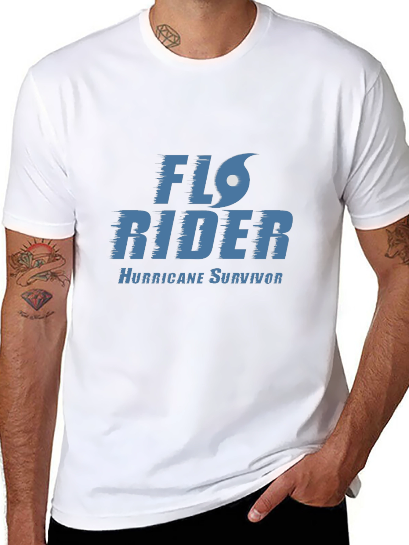 Flo Rider Hurricane Survivor Graphic T-Shirt