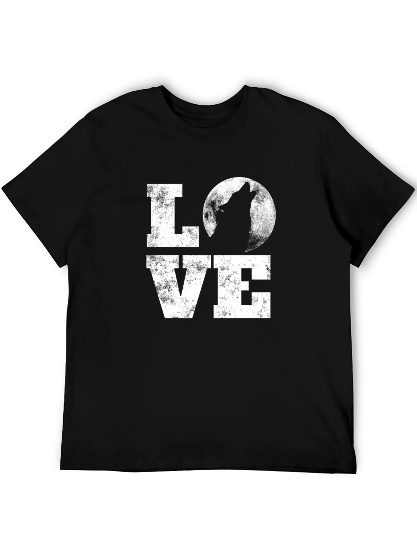 Wolf Moon LOVE Graphic T-Shirt