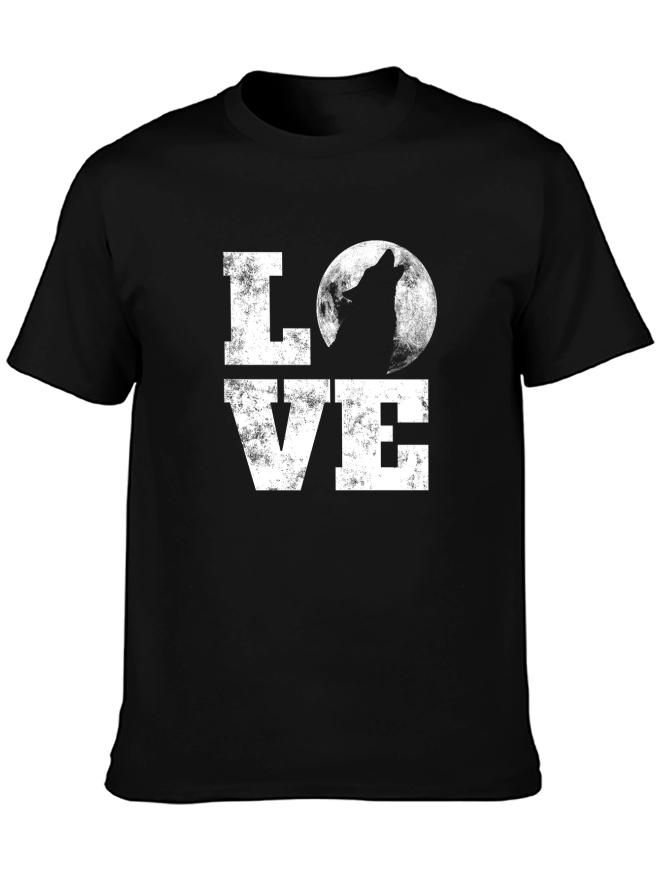 Wolf Moon LOVE Graphic T-Shirt