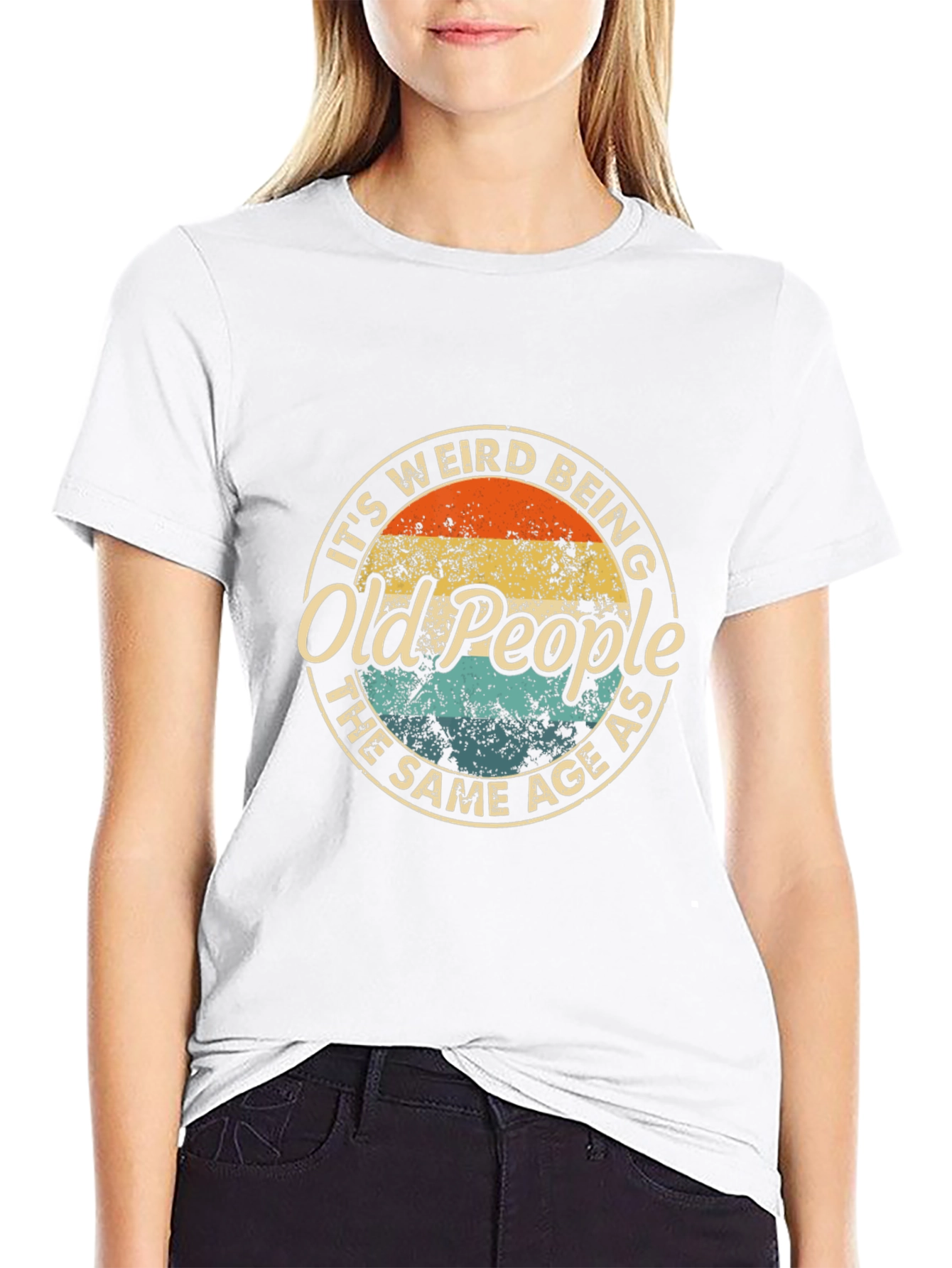 Funny Old People T-Shirt - Novelty Birthday Gift Tee