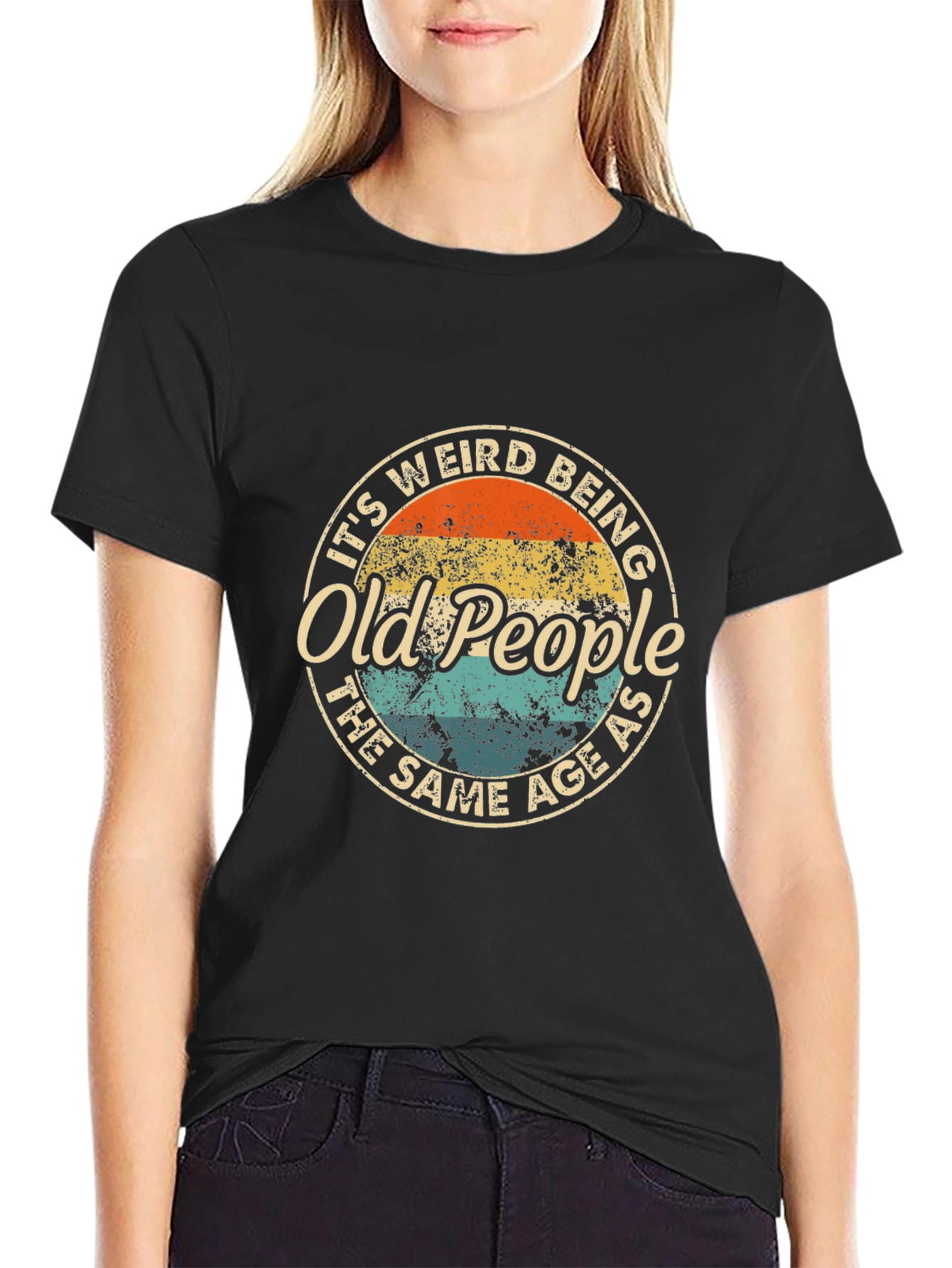 Funny Old People T-Shirt - Novelty Birthday Gift Tee