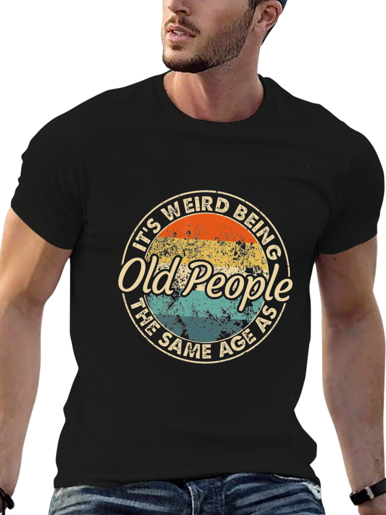 Funny Old People T-Shirt - Novelty Birthday Gift Tee