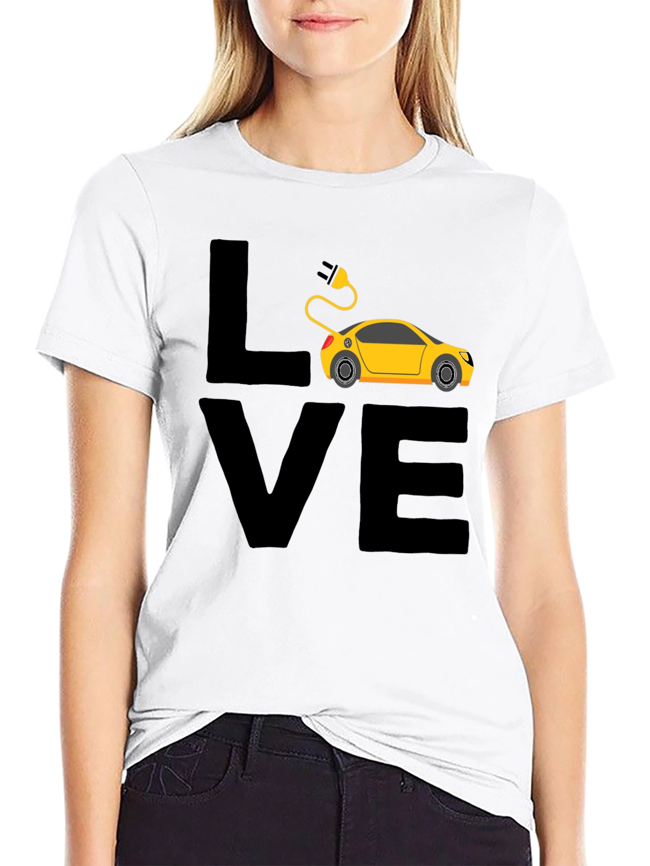 Electric Car Lover T-Shirt - Black