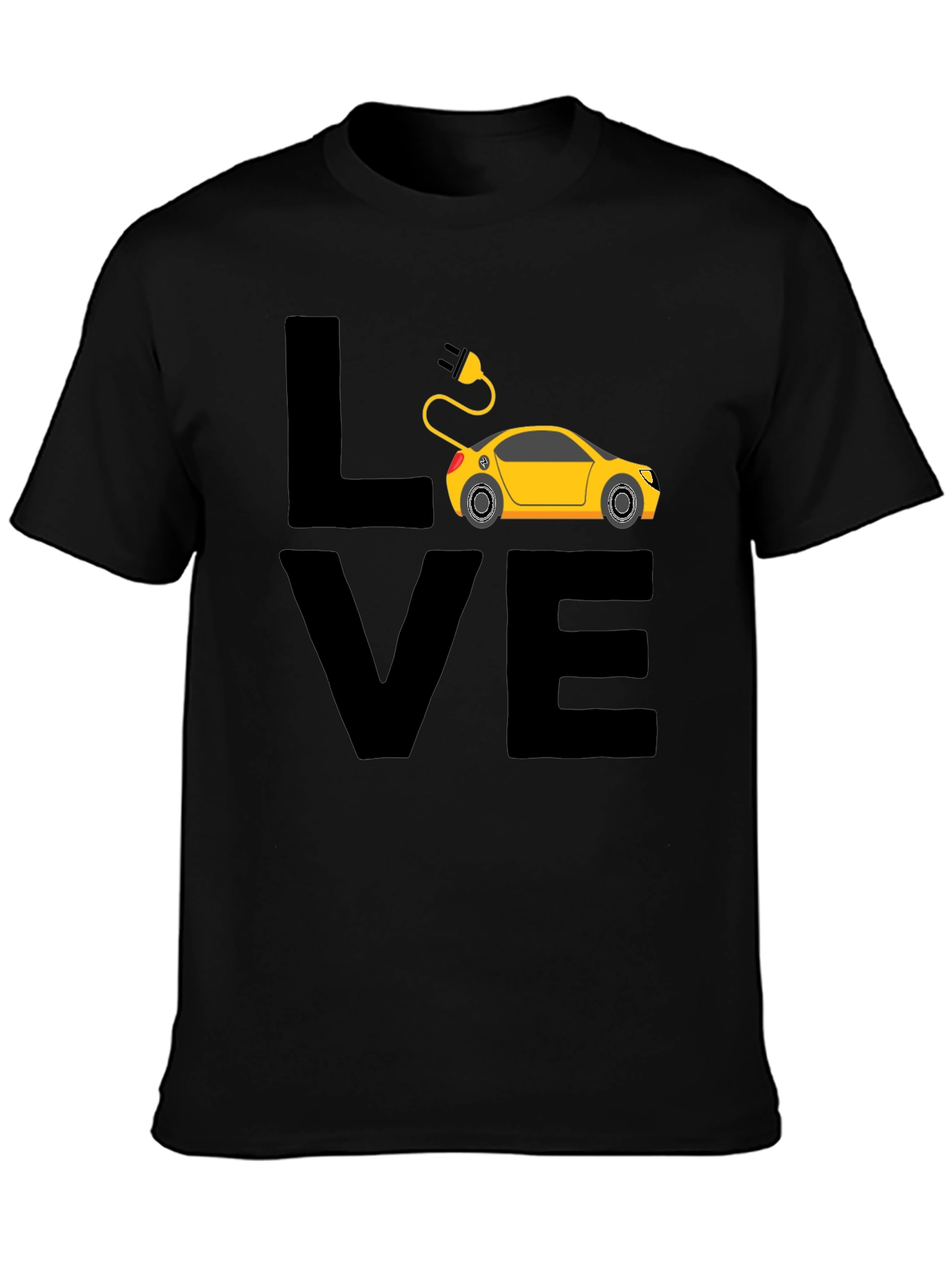Electric Car Lover T-Shirt - Black