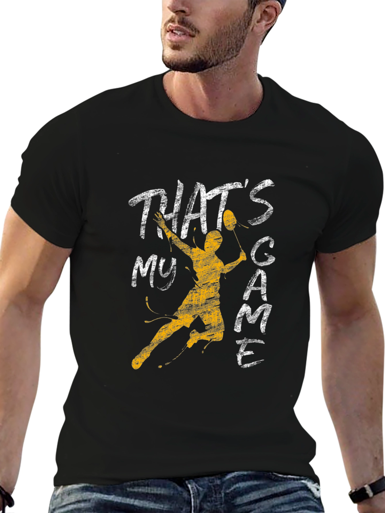 Thats My Game T-Shirt: Badminton Player Design