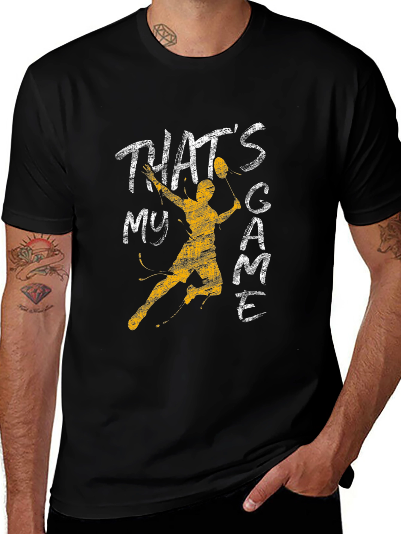 Thats My Game T-Shirt: Badminton Player Design