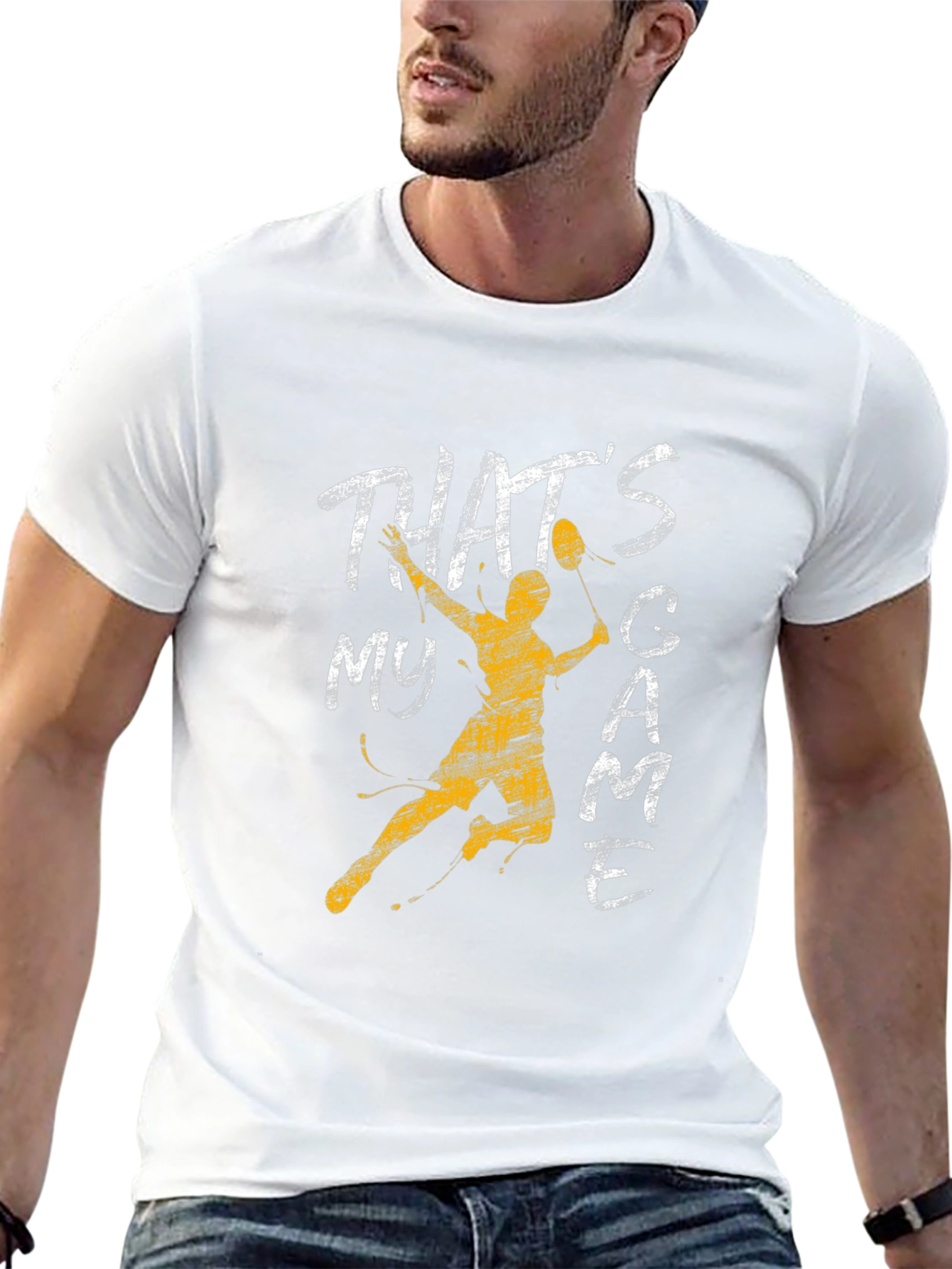 Thats My Game T-Shirt: Badminton Player Design