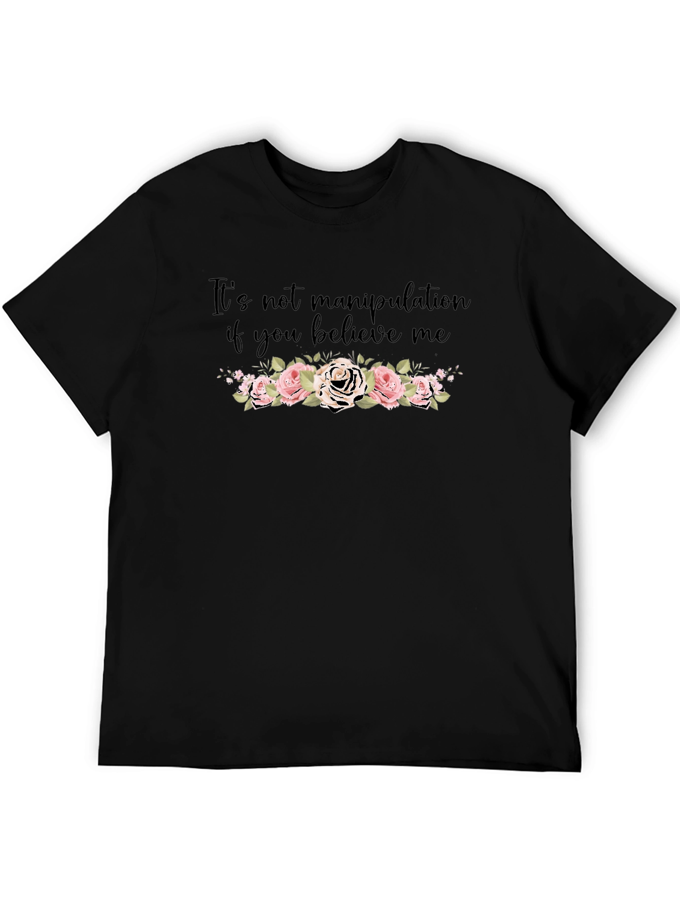 Floral Manipulation Graphic T-Shirt