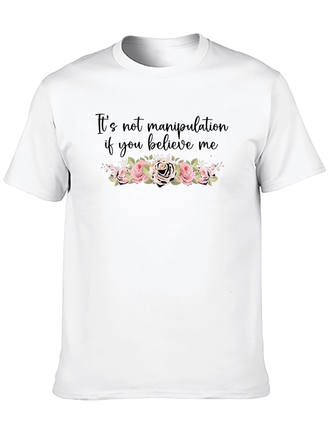 Floral Manipulation Graphic T-Shirt