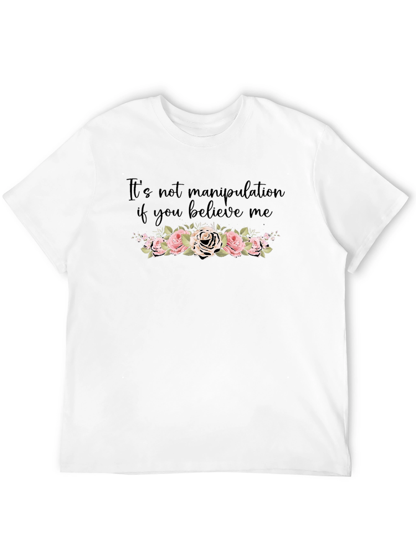 Floral Manipulation Graphic T-Shirt
