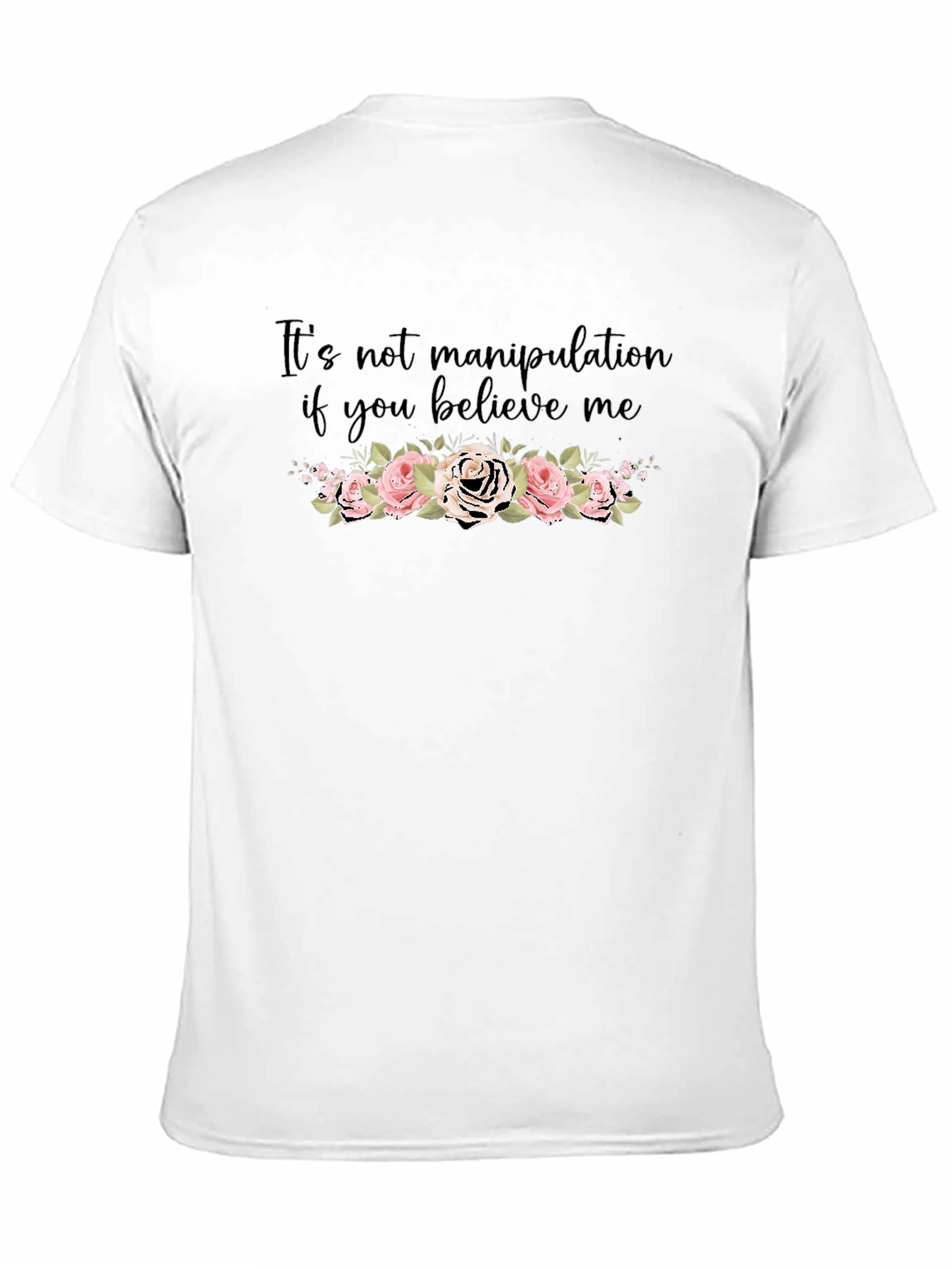 Floral Manipulation Graphic T-Shirt