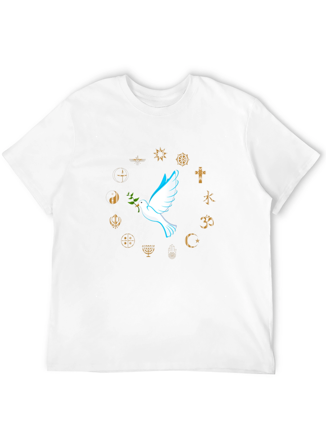 Peace Dove Religious Symbol T-Shirt