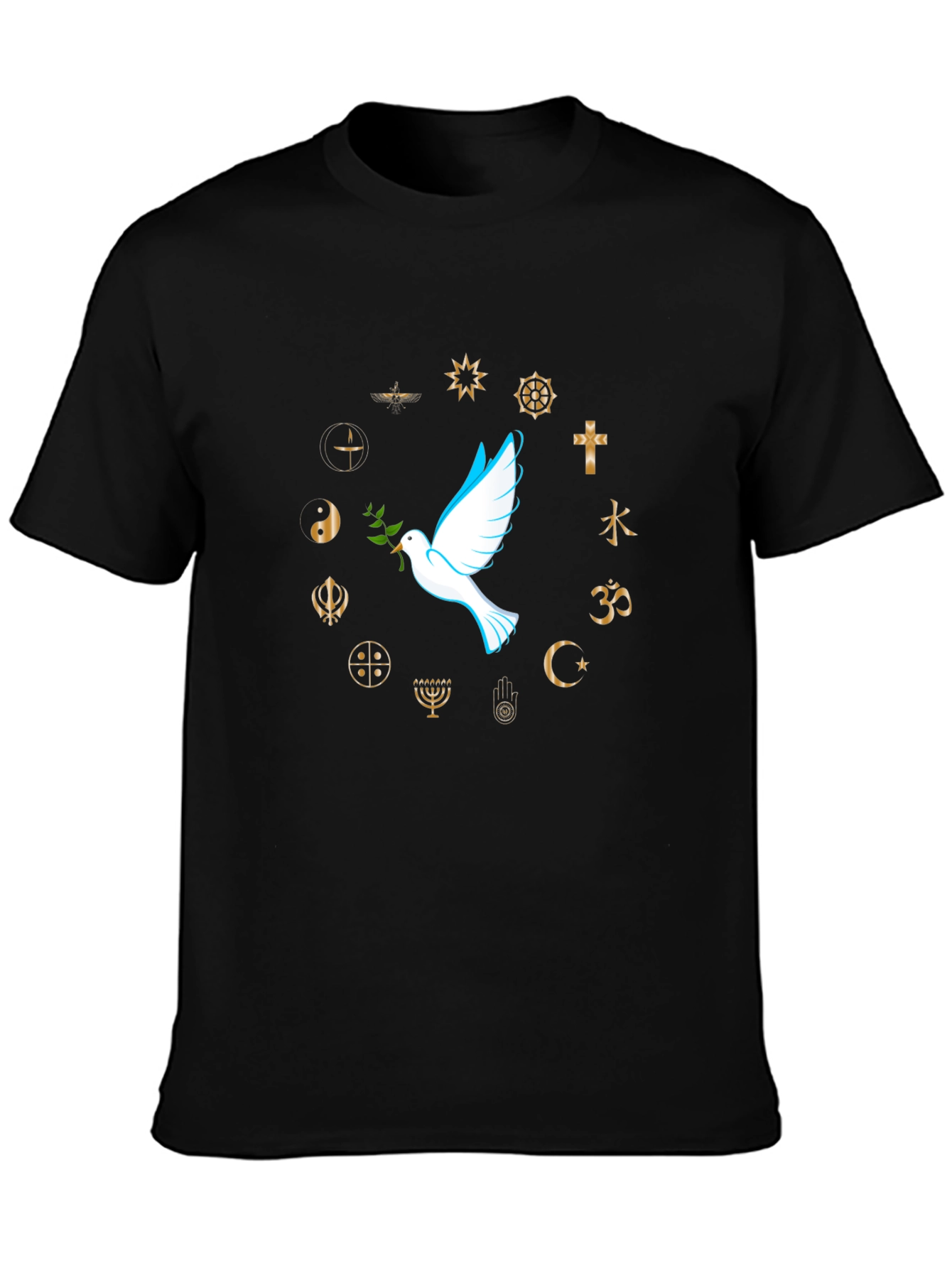 Peace Dove Religious Symbol T-Shirt