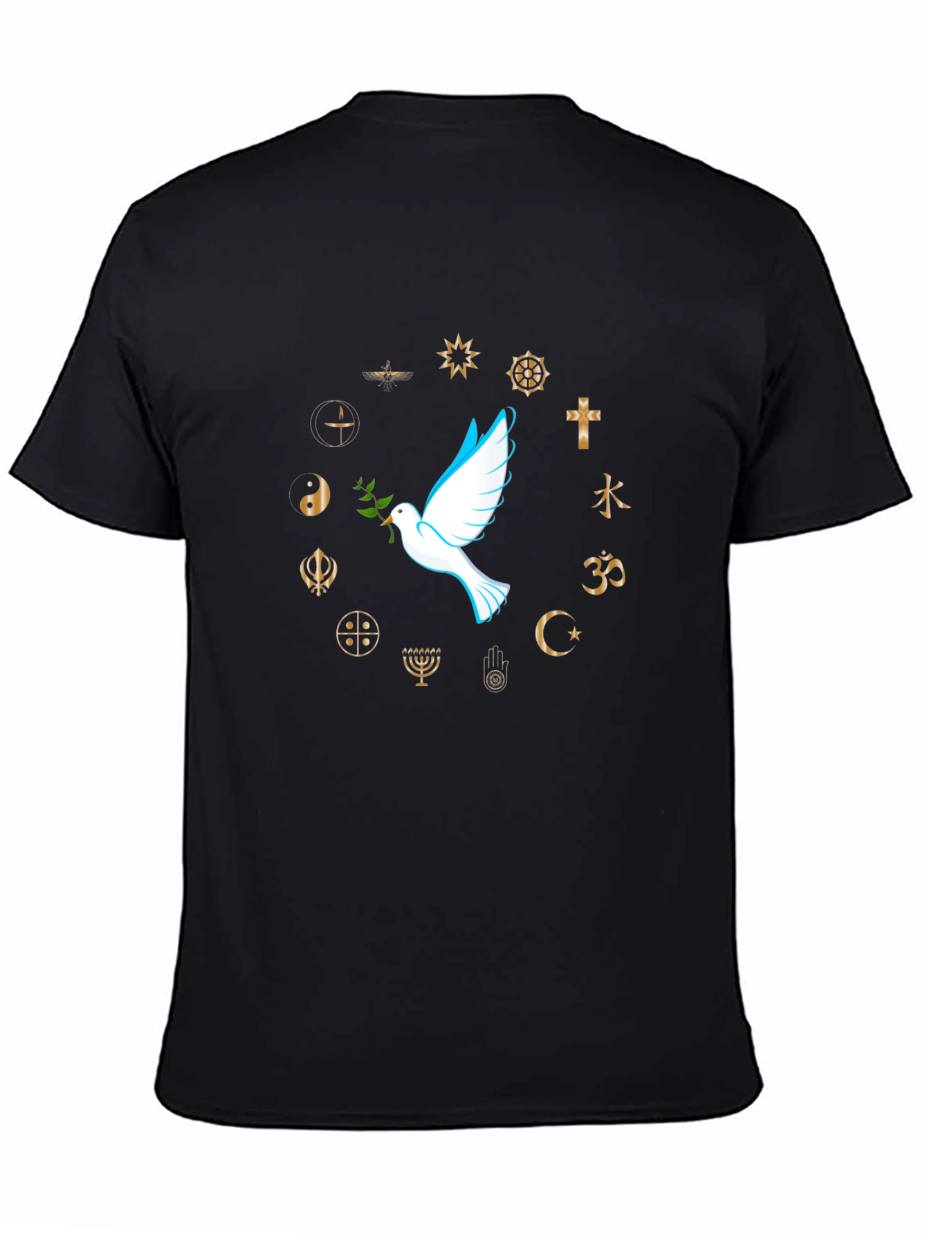 Peace Dove Religious Symbol T-Shirt