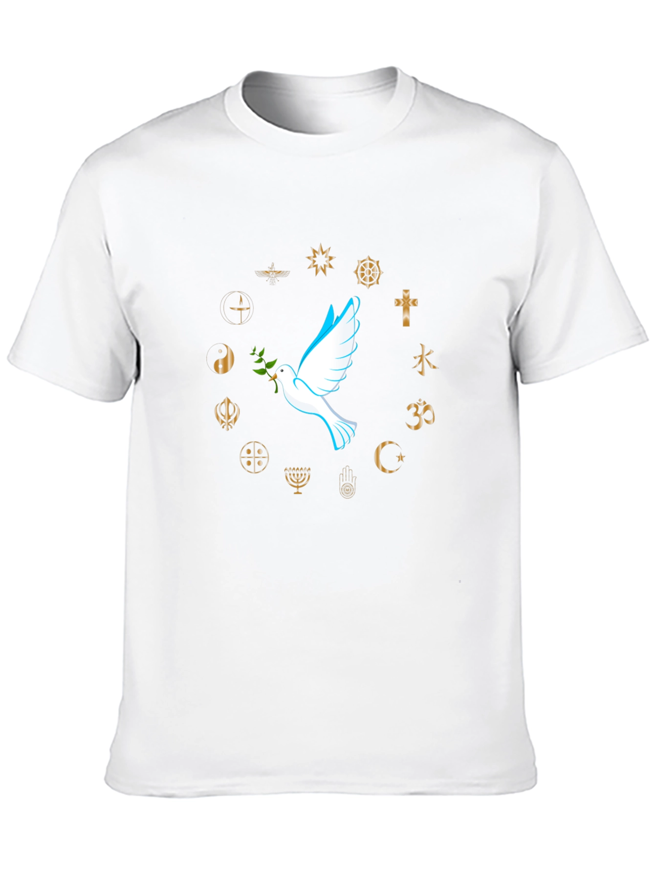 Peace Dove Religious Symbol T-Shirt