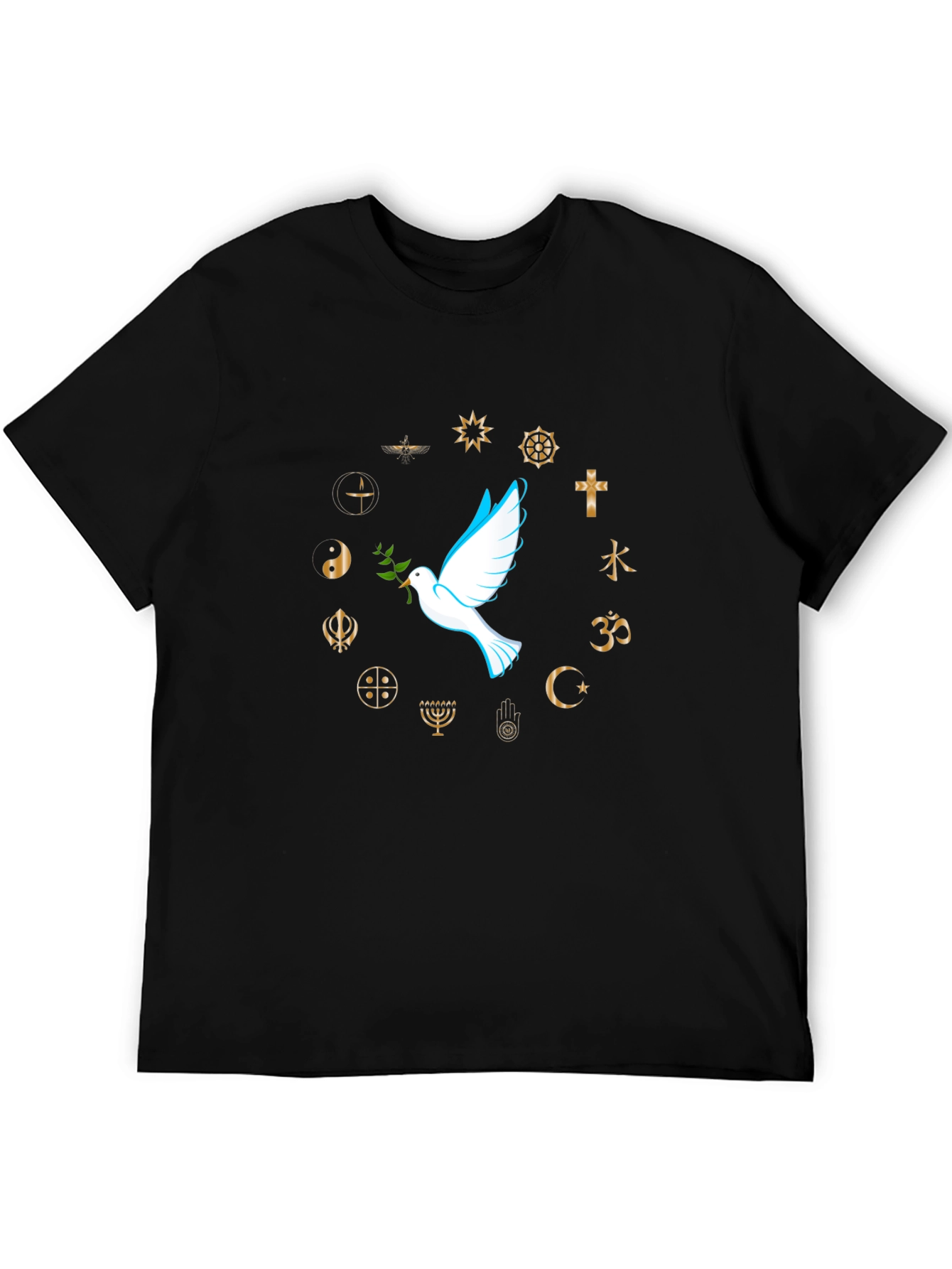 Peace Dove Religious Symbol T-Shirt