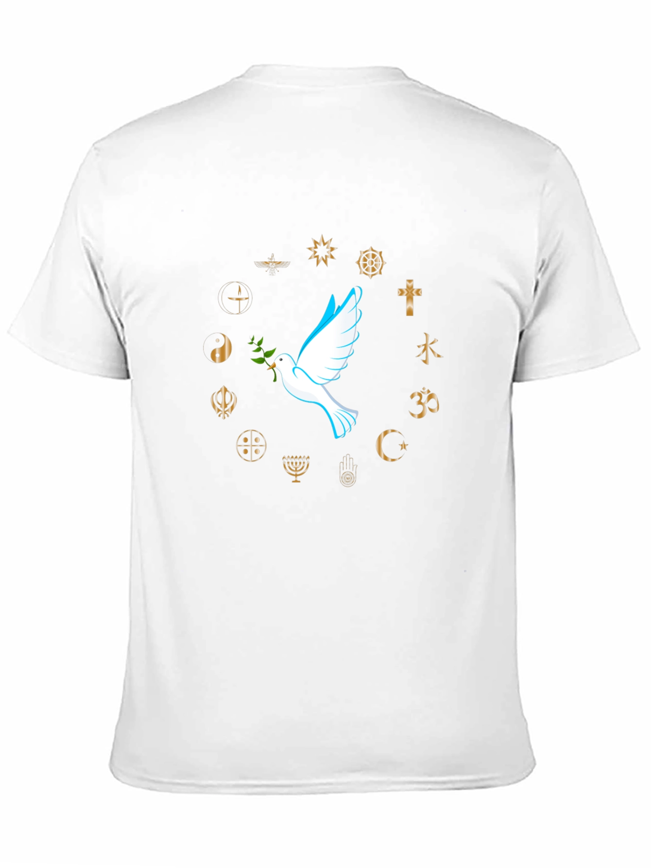 Peace Dove Religious Symbol T-Shirt