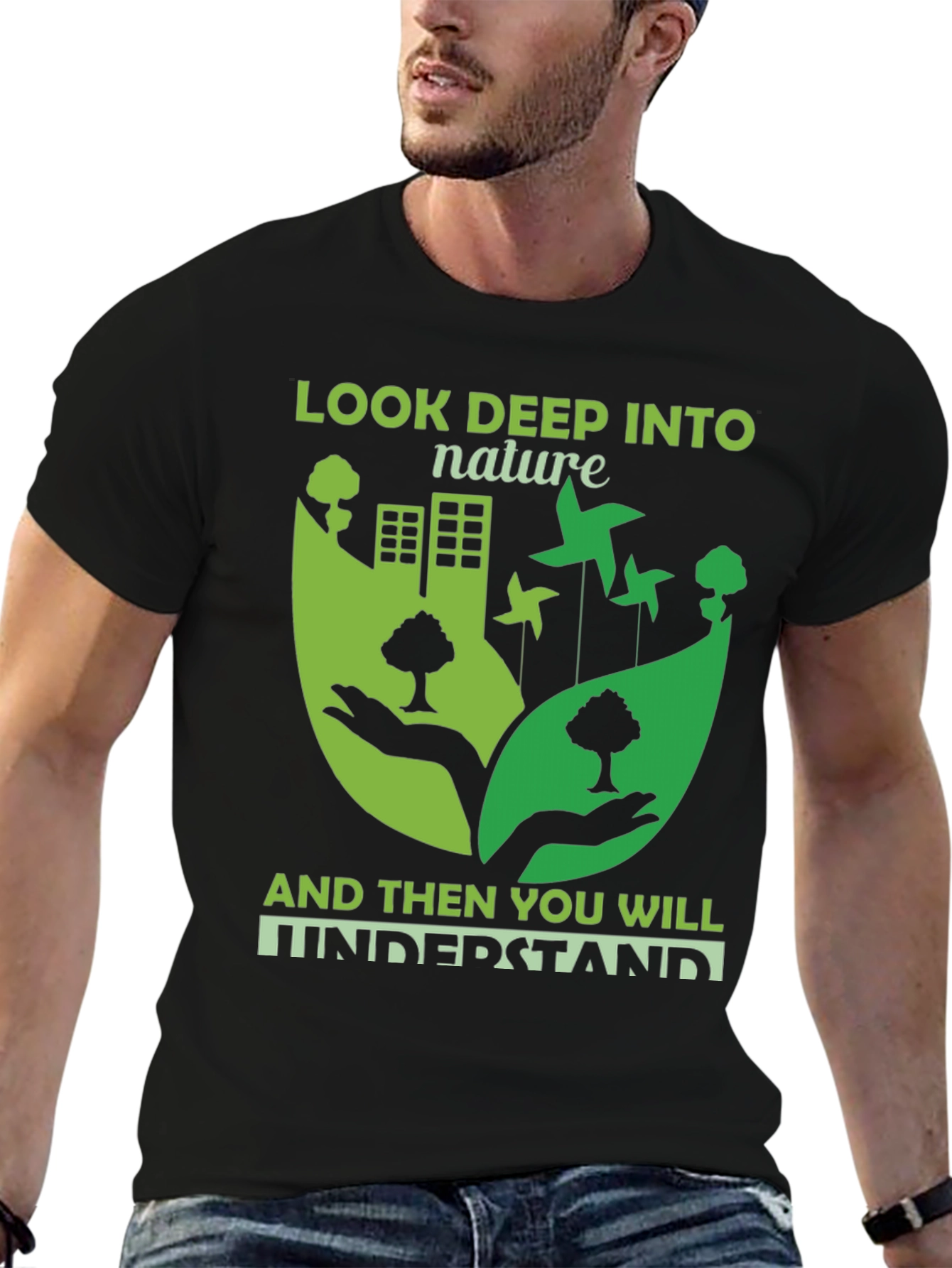 Nature Lovers Graphic T-Shirt