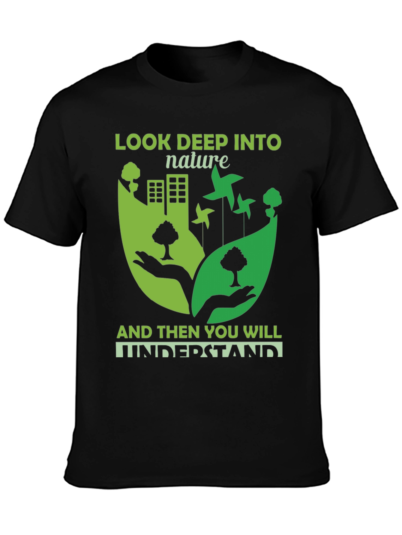 Nature Lovers Graphic T-Shirt
