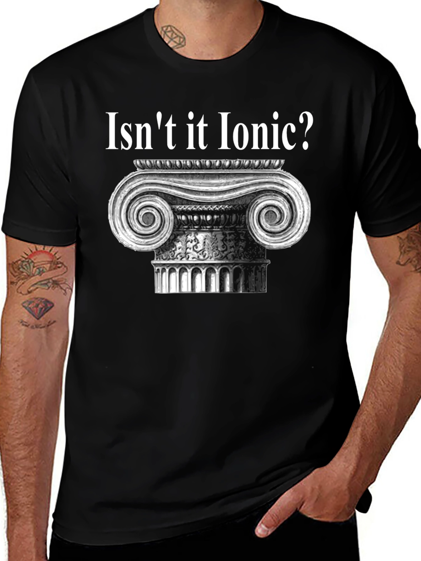 Isnt it Ionic? Black T-Shirt