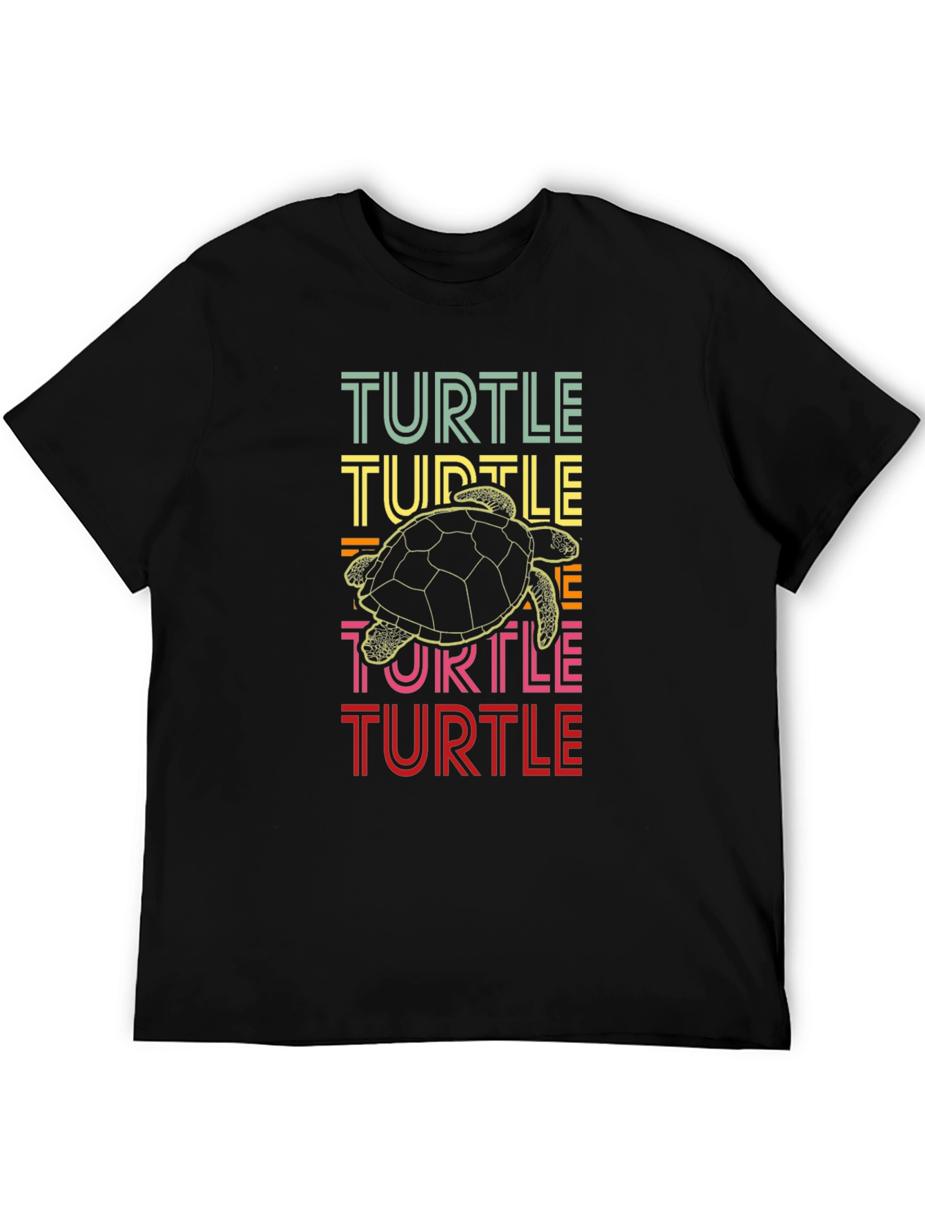 Retro Turtle Graphic T-Shirt
