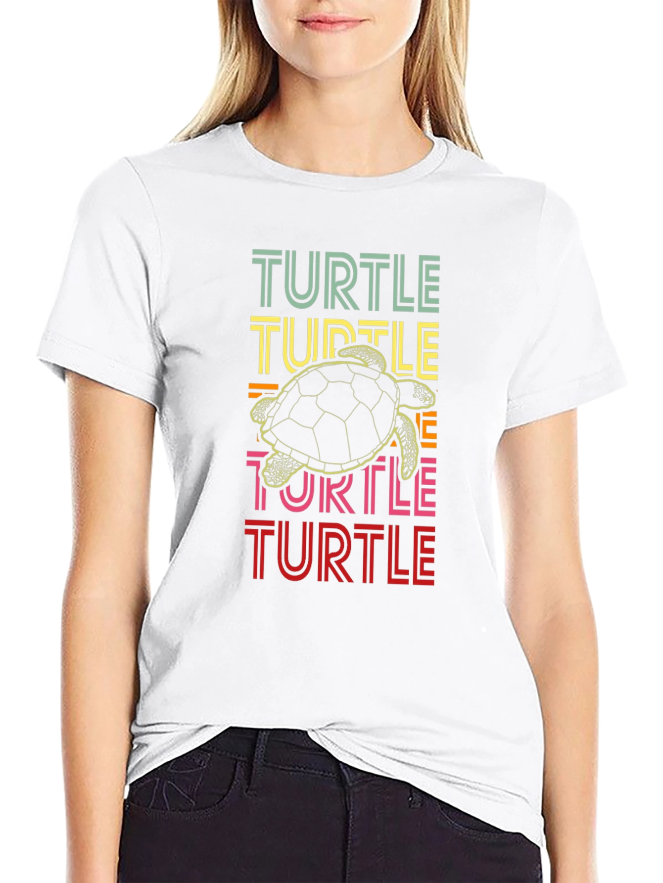 Retro Turtle Graphic T-Shirt