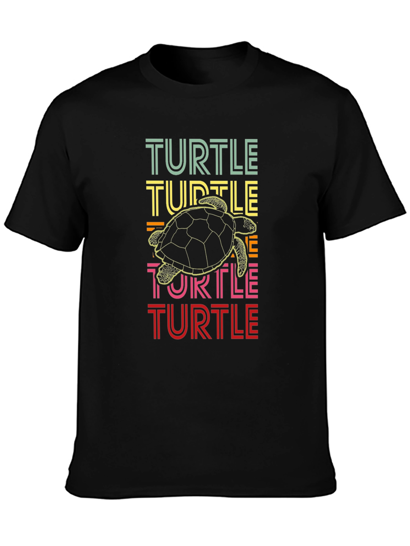 Retro Turtle Graphic T-Shirt