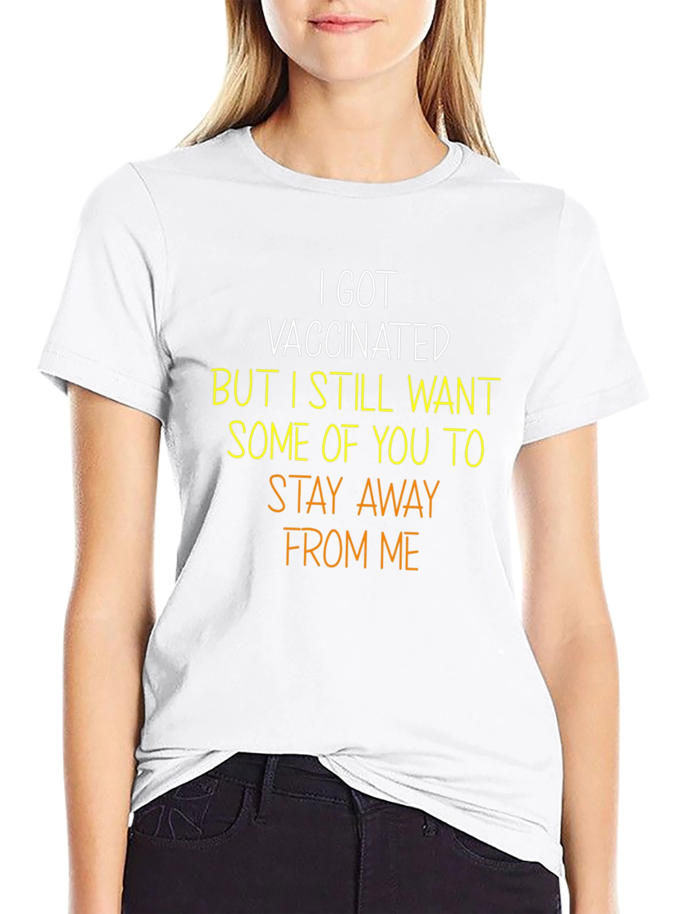 Vaccinated Humor Tee - Stay Away Sarcastic T-Shirt