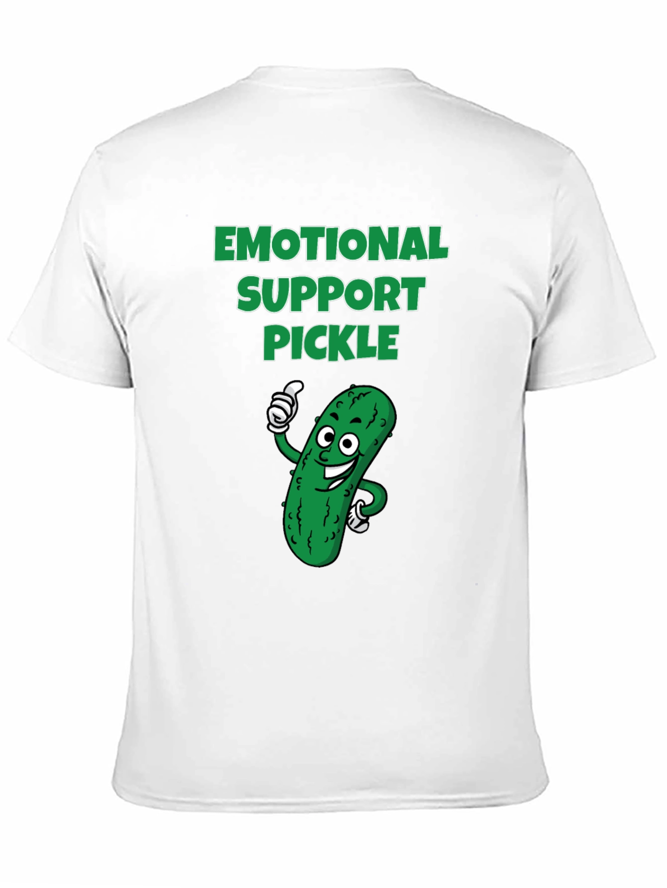Emotional Support Pickle Graphic T-Shirt