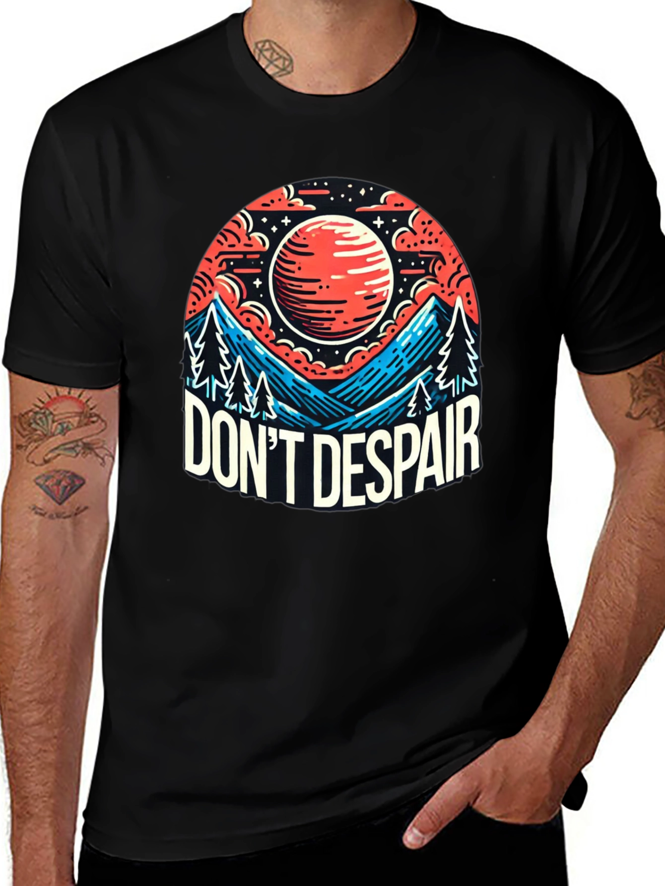 Dont Despair Graphic T-Shirt - Motivational Tee