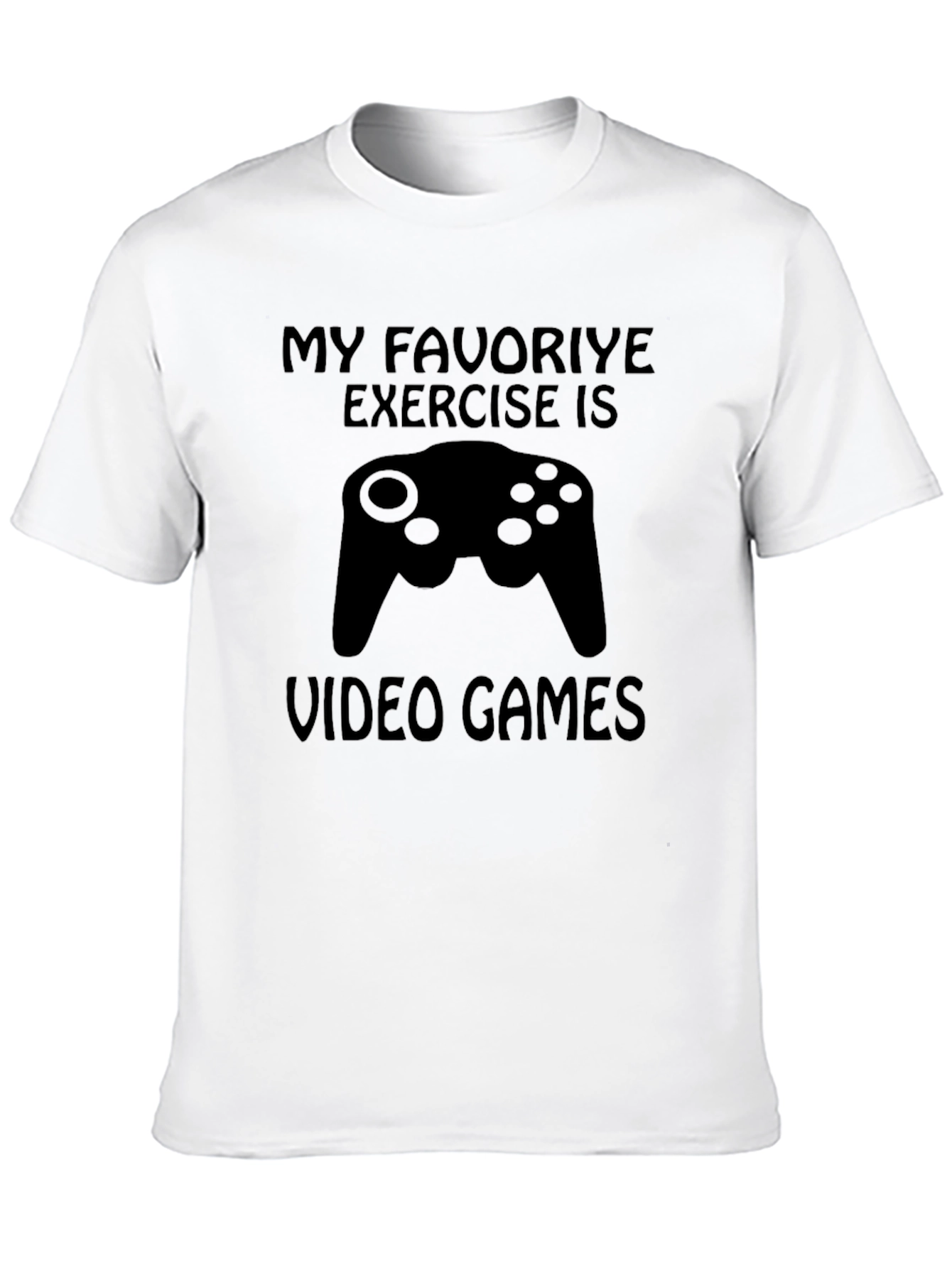 Gamer T-Shirt - My Favorite Exercise Video Games