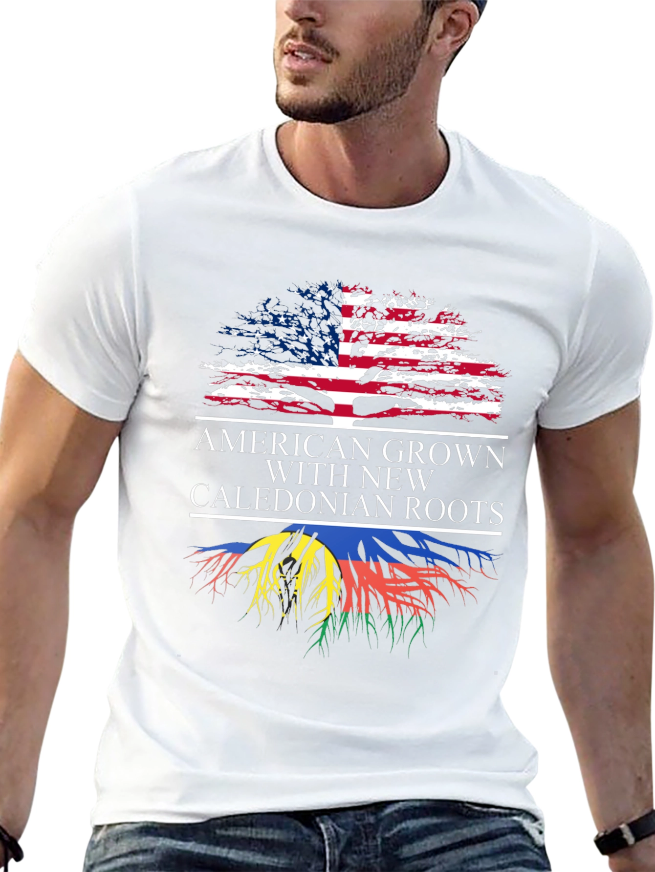 American Grown New Caledonian Roots T-Shirt