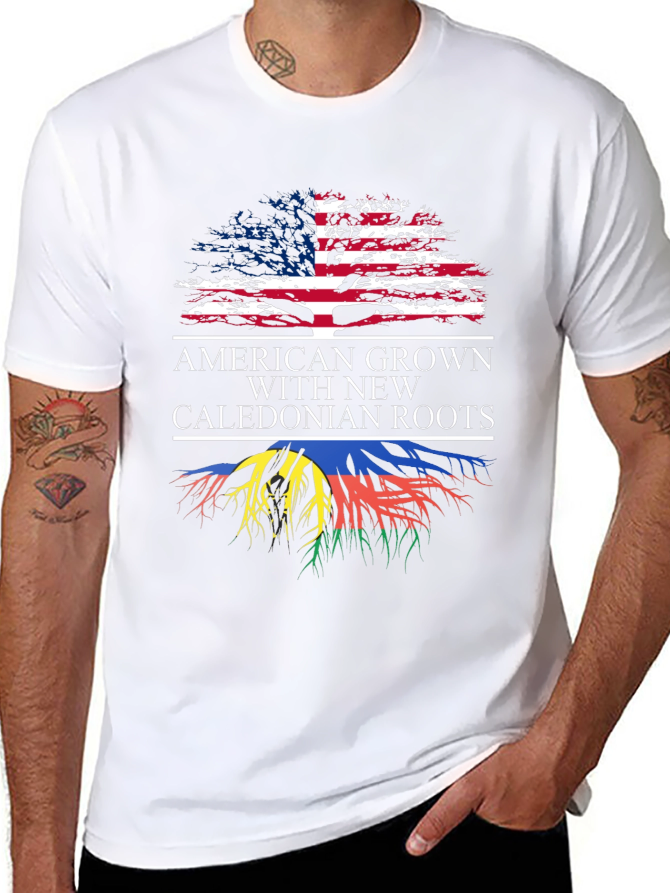 American Grown New Caledonian Roots T-Shirt