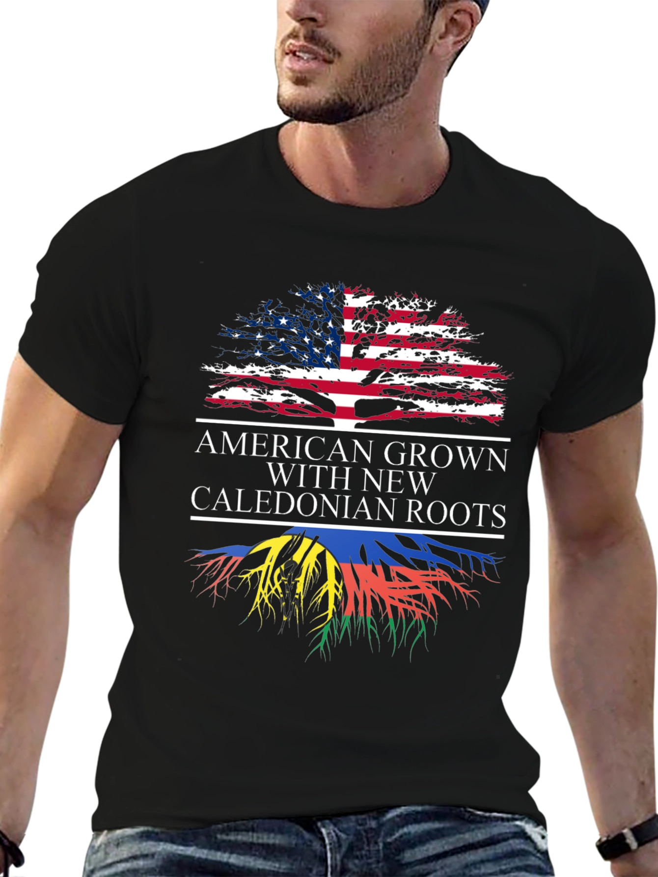 American Grown New Caledonian Roots T-Shirt