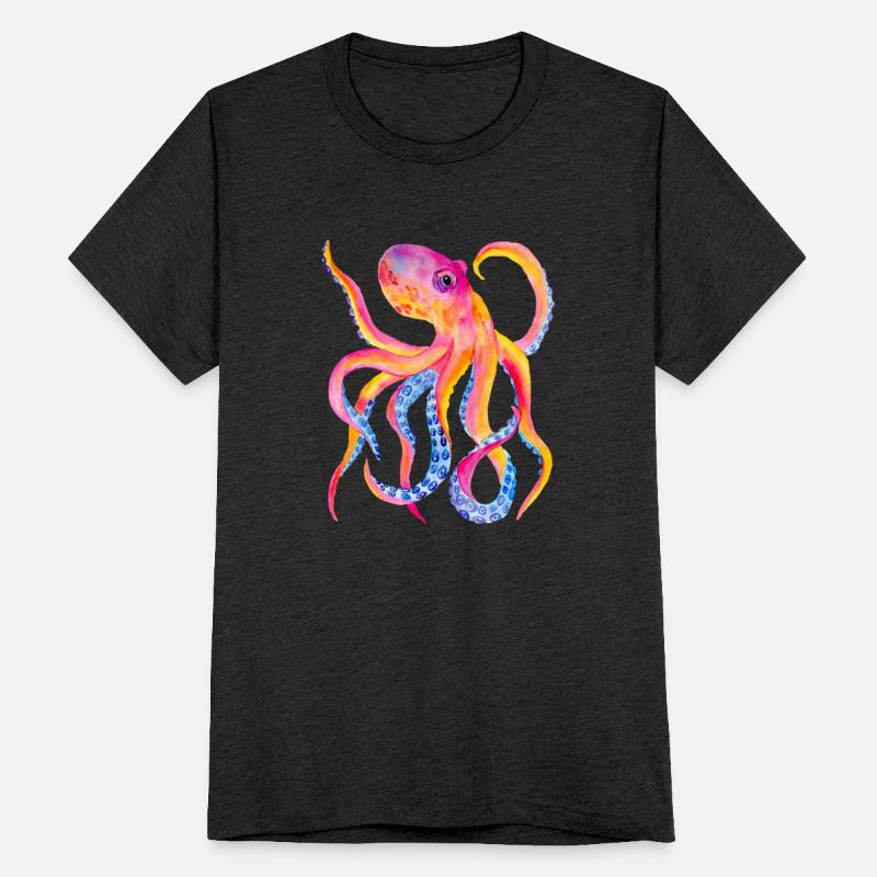 Octopus Colorful Tentacles Giant Squid Kraken Sea