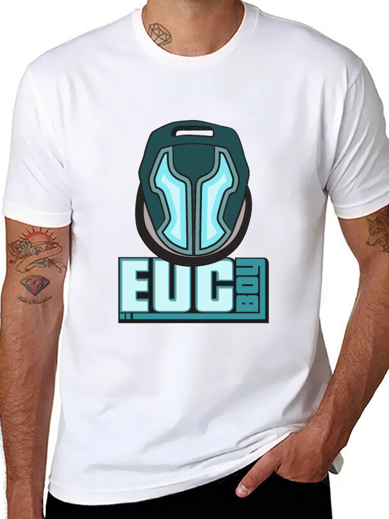 EUC Boy Graphic T-Shirt - Electric Unicycle Rider Tee