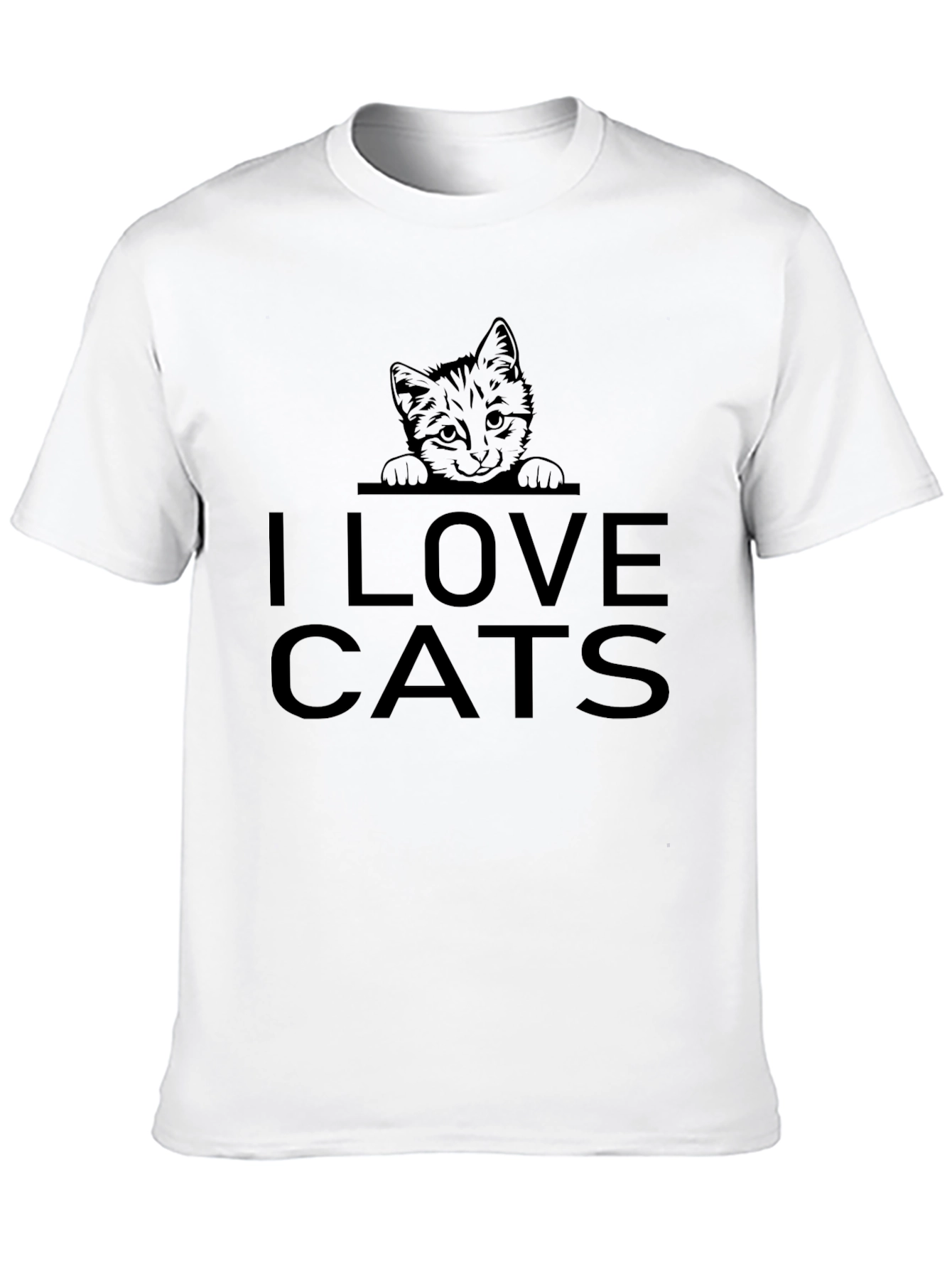 I Love Cats Graphic Tee - Unisex