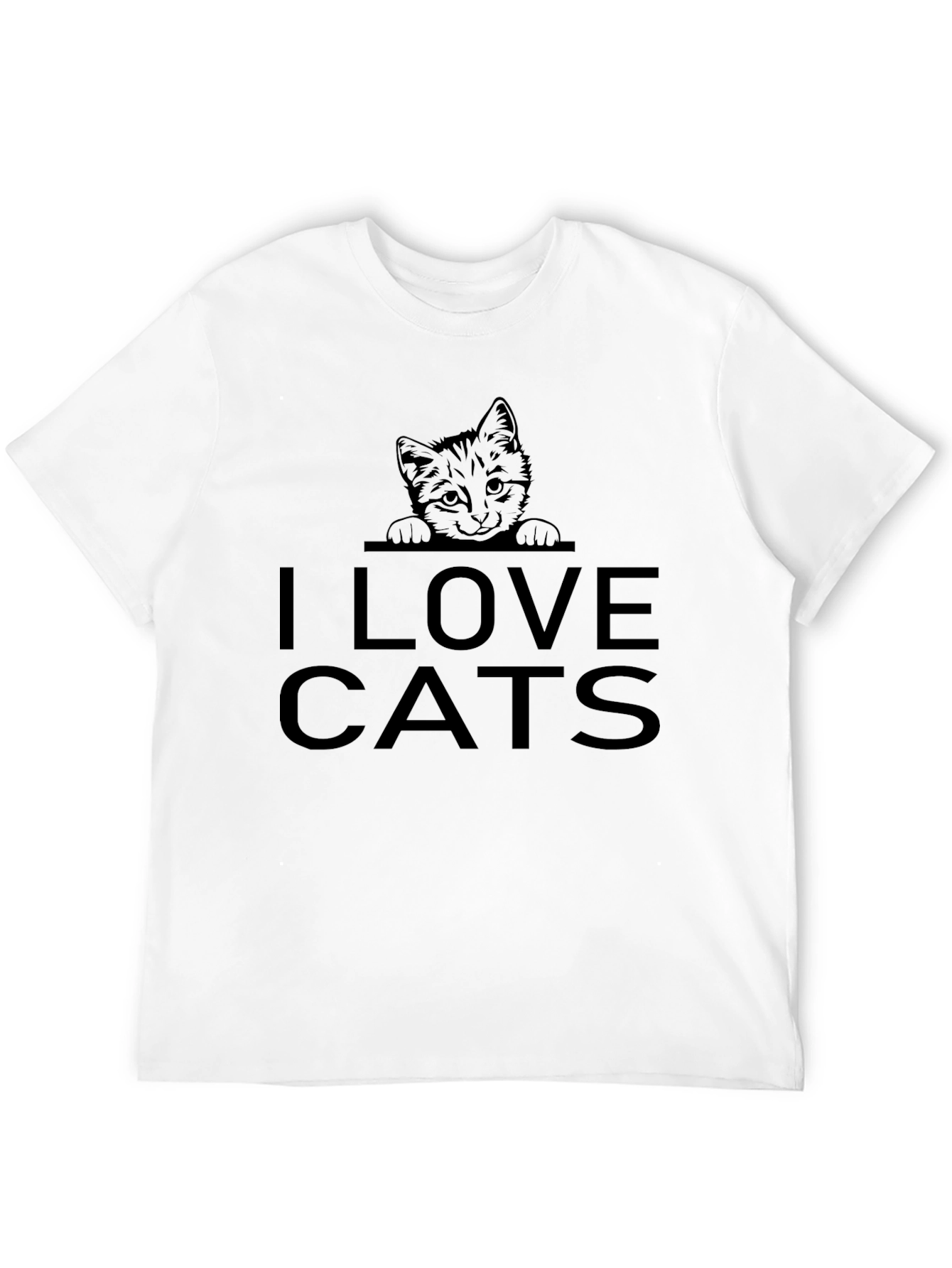 I Love Cats Graphic Tee - Unisex