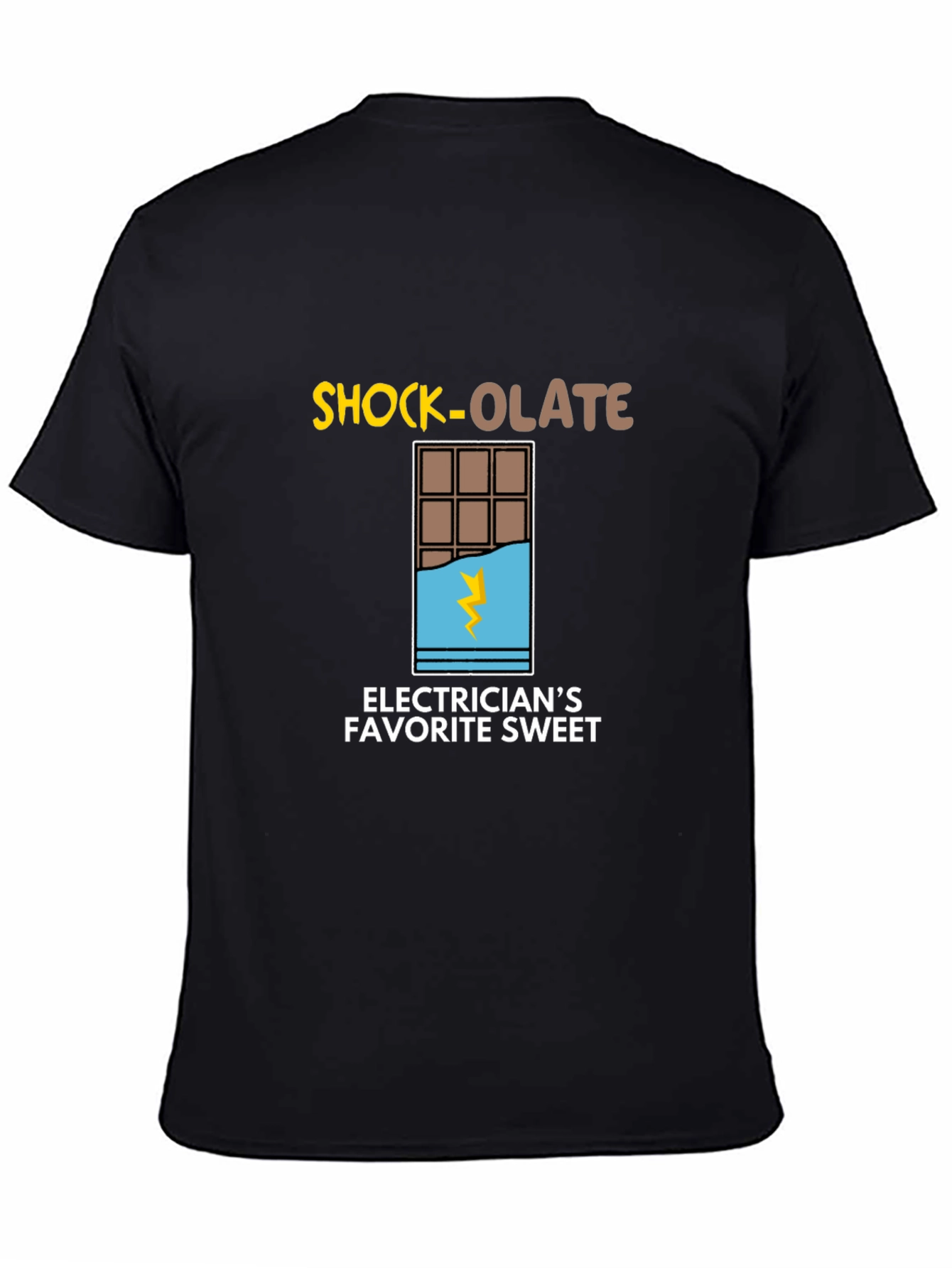 Shock-olate Electricians Favorite Sweet Black T-Shirt