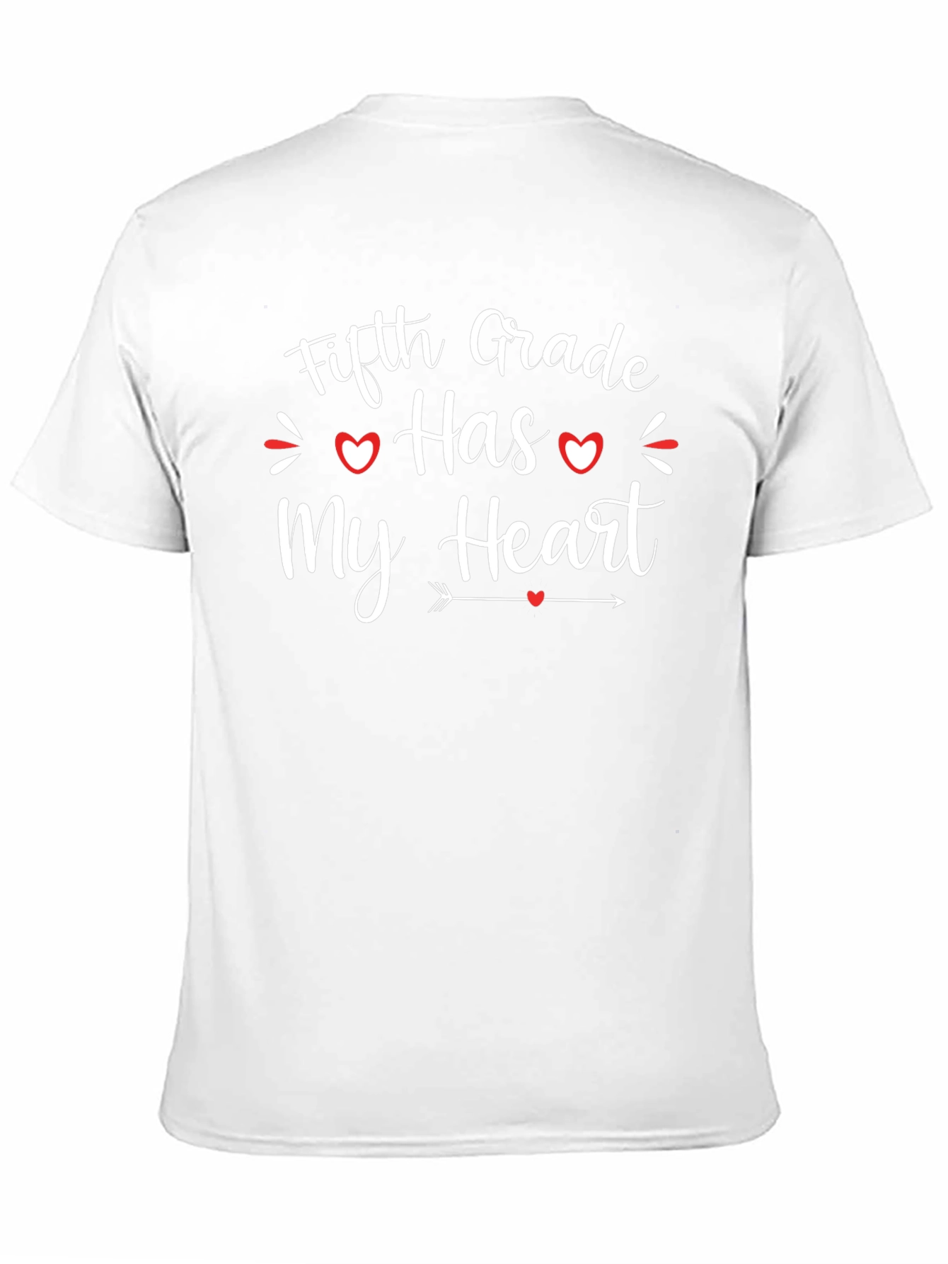 Fifth Grade Heart T-Shirt - Teacher Appreciation