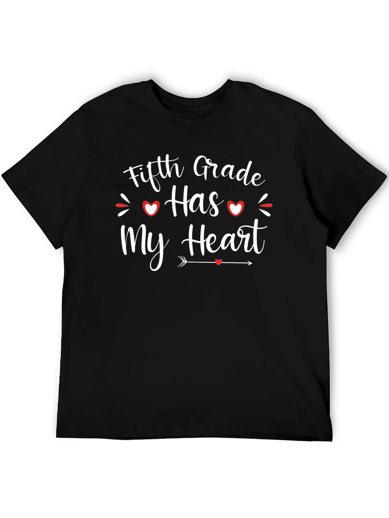 Fifth Grade Heart T-Shirt - Teacher Appreciation