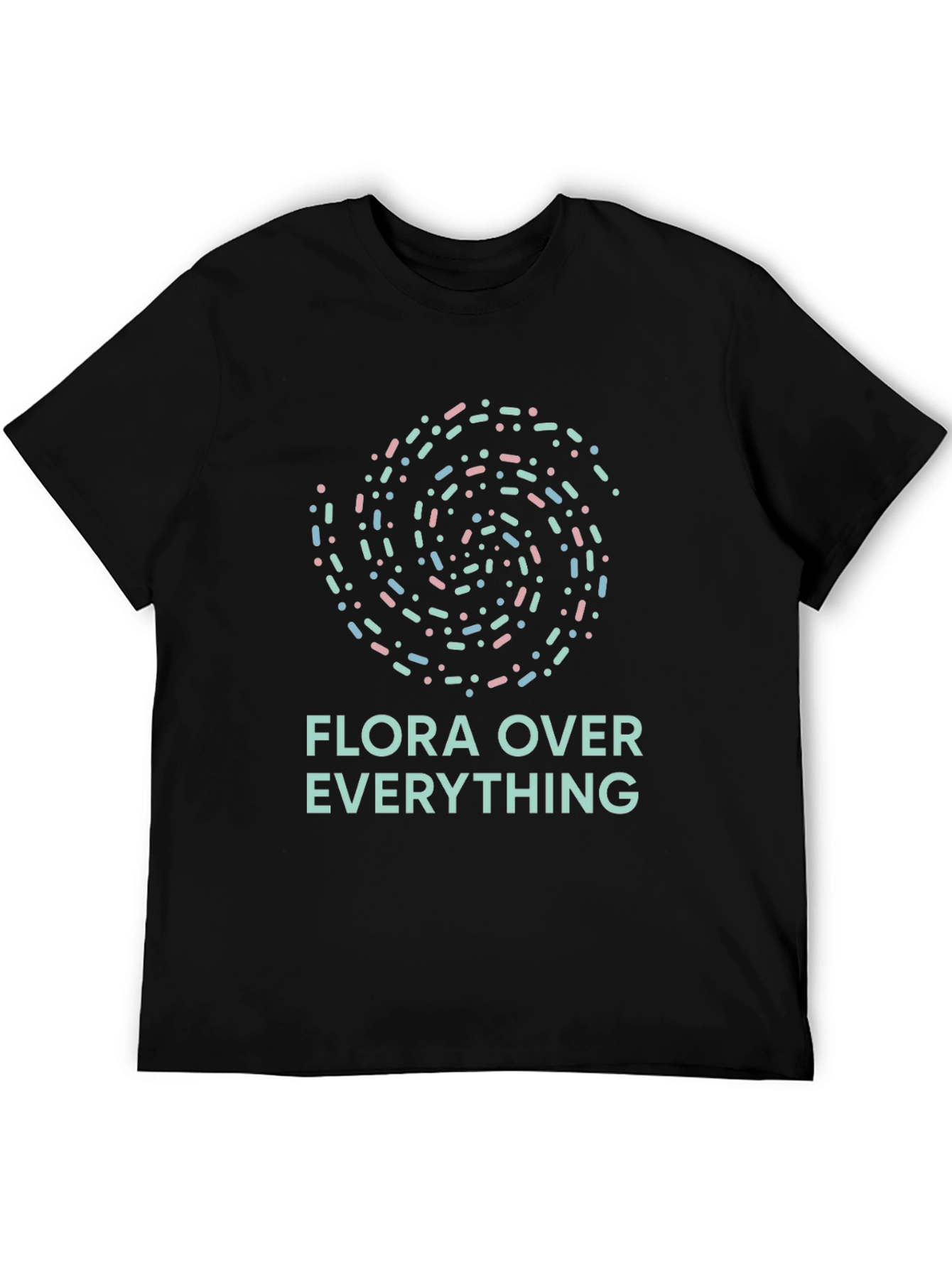 Flora Over Everything Black Graphic Tee