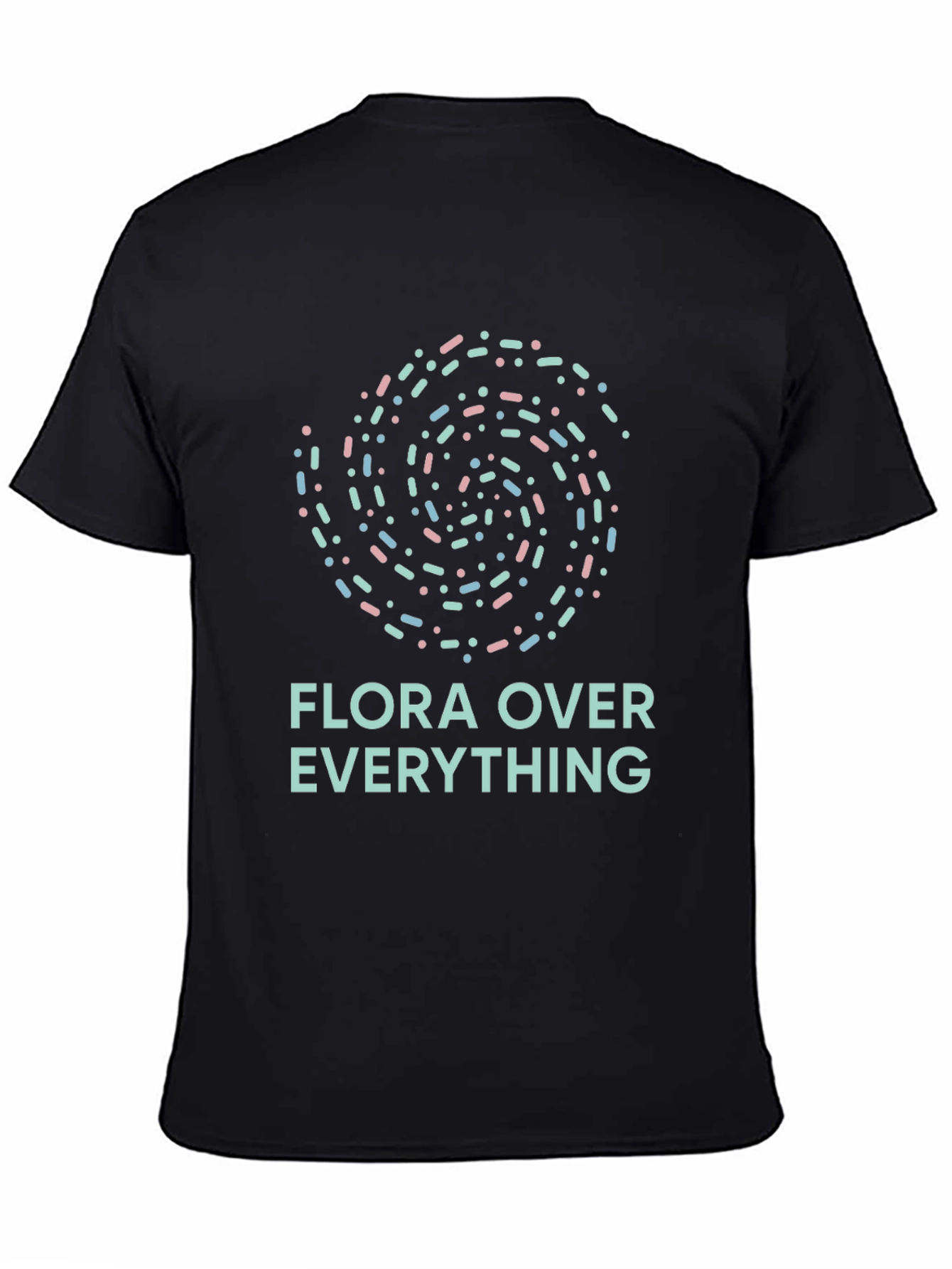 Flora Over Everything Black Graphic Tee