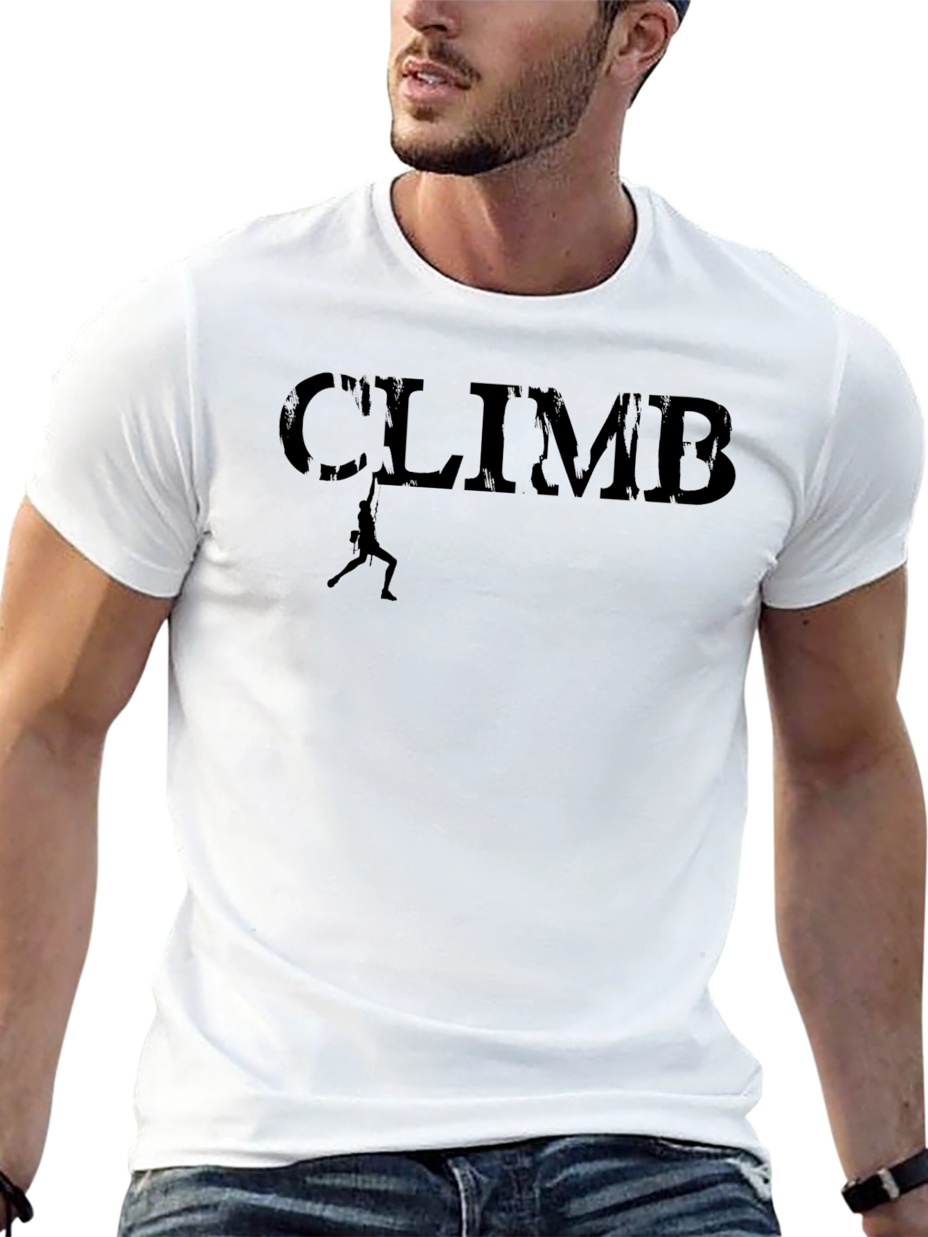 Climb Graphic Tee - Rock Climbing Adventure Shirt