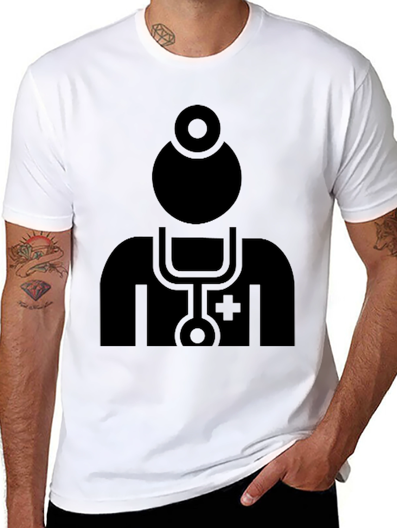 Doctor Graphic Tee - Black Unisex T-Shirt