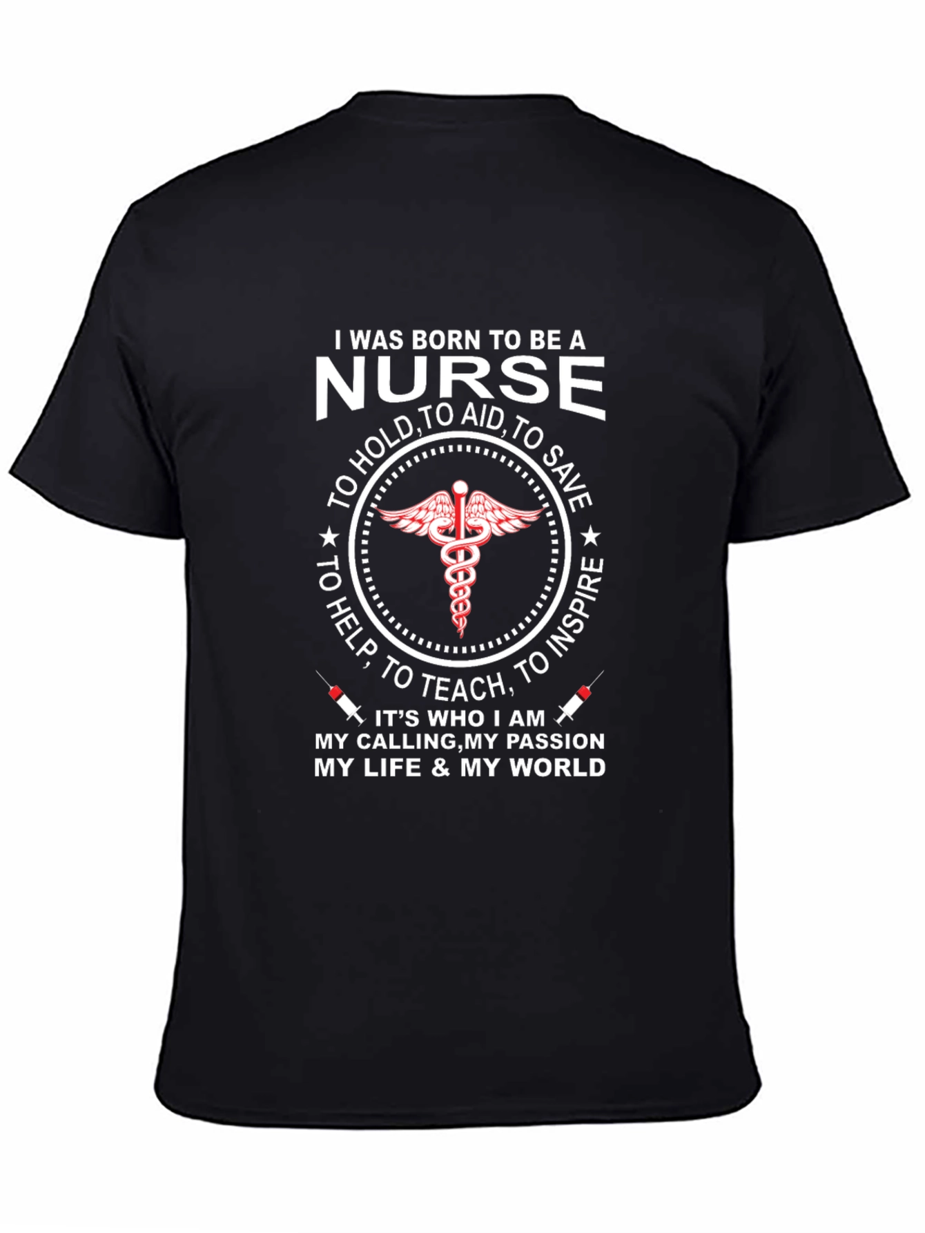 Nurse T-Shirt: Born to Be a Nurse